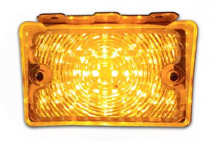 LED panel on behind stock lens. Housing and lens not included.