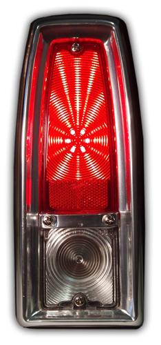 LED panel on behind stock lens. Housing and lens not included.