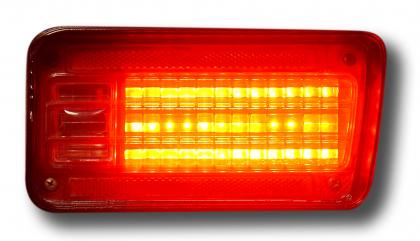 LED panel on behind stock lens. Housing and lens not included.