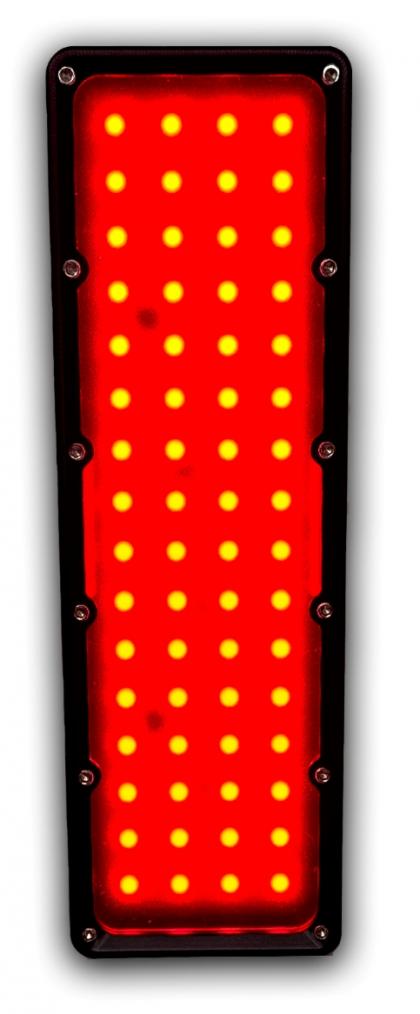 LED panel ON behind RINGBROTHERS lens.