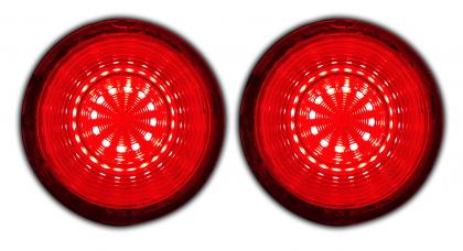 LED panel ON behind a stock lens. (Housing and Lens not included)