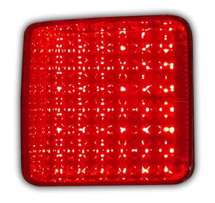 LED panel on behind stock lens. Housing and lens not included.