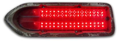 LED panel on behind stock lens. Housing and lens not included.