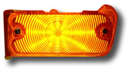 LED panel on behind stock lens. Housing and lens not included.