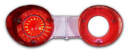 LED panels on behind stock lens. Housing and lens not included.